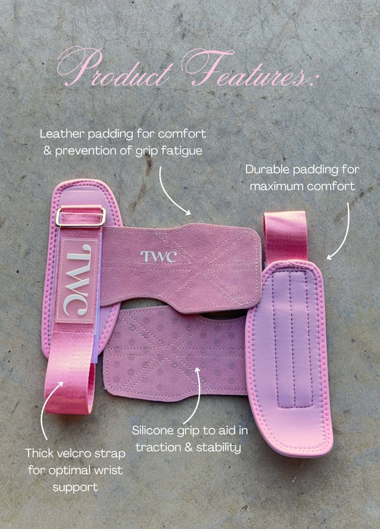 LIFTING GRIPS - BABY PINK