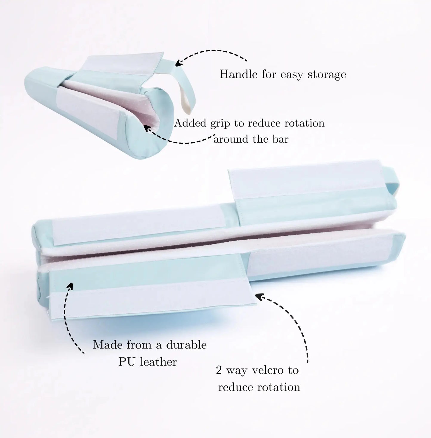ULTRA GRIP BARBELL PAD- BABY BLUE