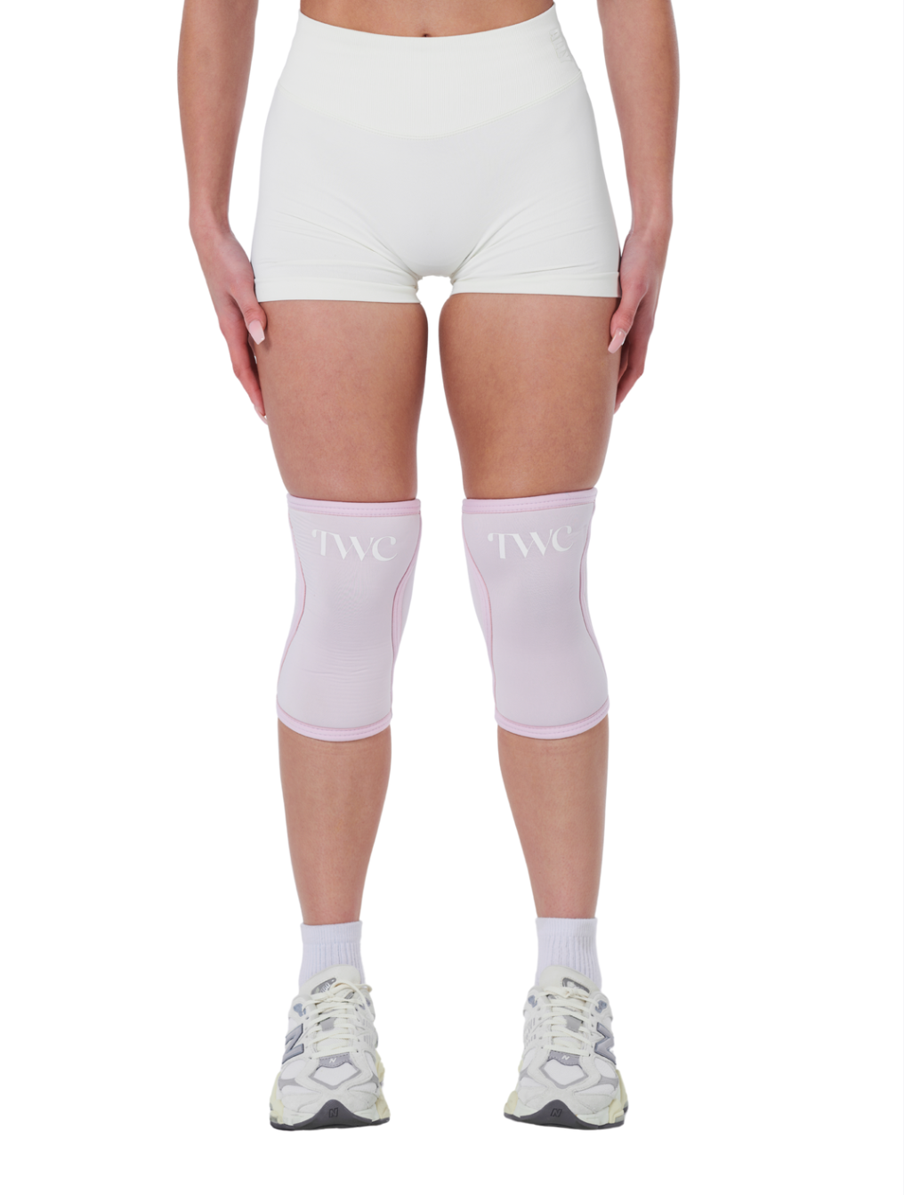 KNEE SLEEVE- BABY PINK - SLIGHTLY FLAWED