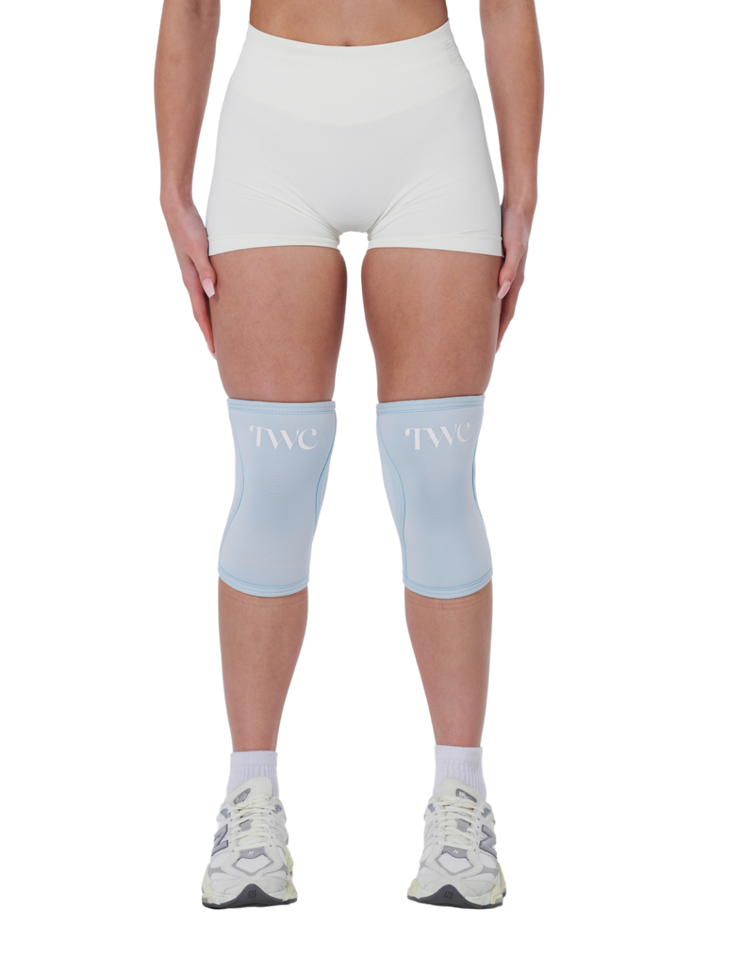 KNEE SLEEVE- BABY BLUE - SLIGHTLY FLAWED