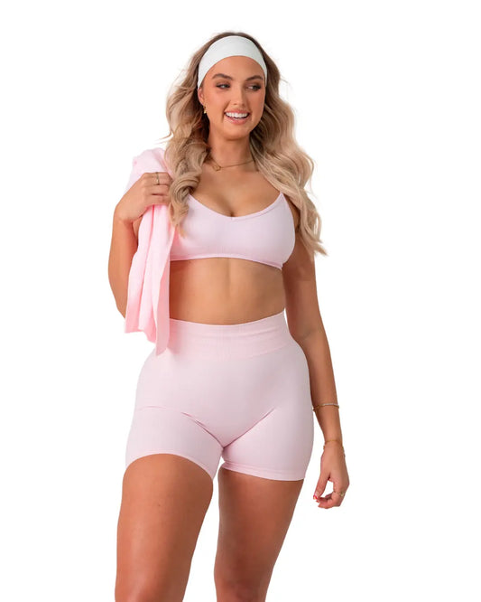 HOODED GYM TOWEL-BABY PINK