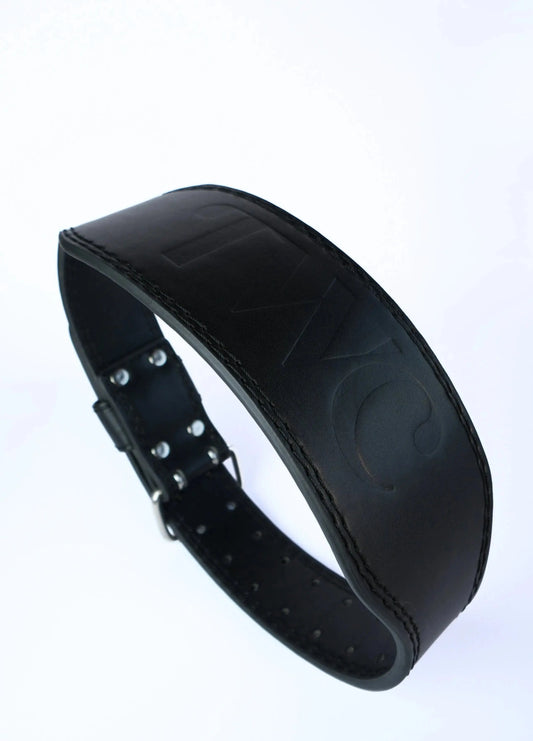 EMBOSSED WEIGHT LIFTING BELT- BLACK