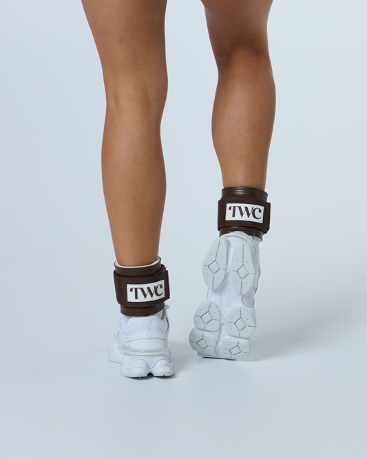 ANKLE STRAPS- CHOCOLATE