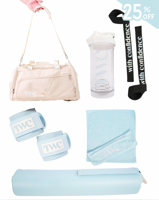 MEDIUM BUNDLE + BAG- BABY BLUE