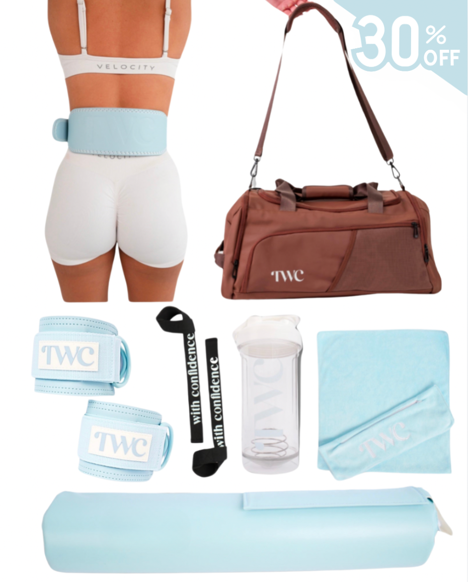 FULL ACCESSORIES BUNDLE + BAG - BABY BLUE