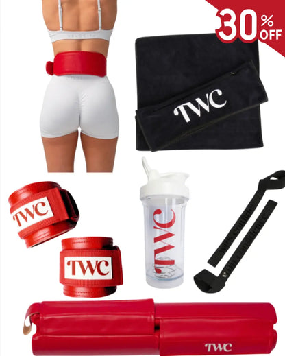 FULL ACCESSORIES BUNDLE + BAG- CHERRY RED