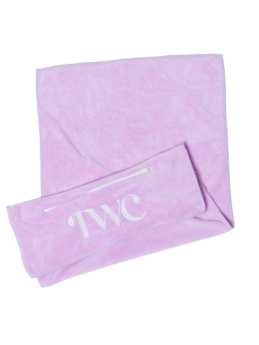 HOODED GYM TOWEL- LILAC