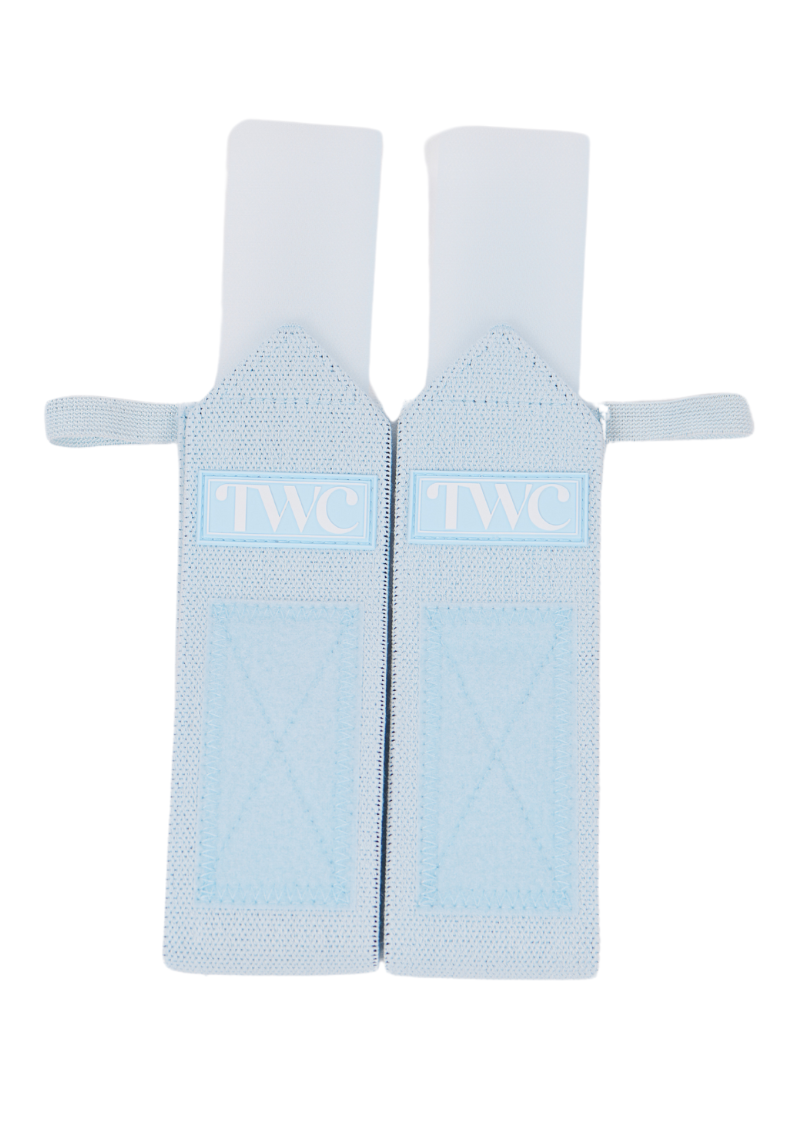 WRIST WRAPS - BABY BLUE