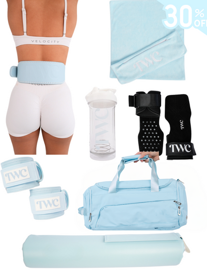 FULL ACCESSORIES BUNDLE WITH LIFTING GRIP - BABY BLUE