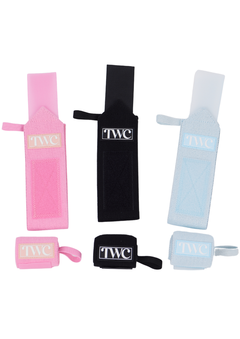 WRIST WRAPS - BABY BLUE