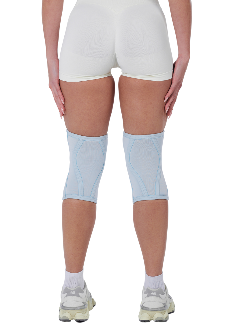 KNEE SLEEVES: BABY BLUE