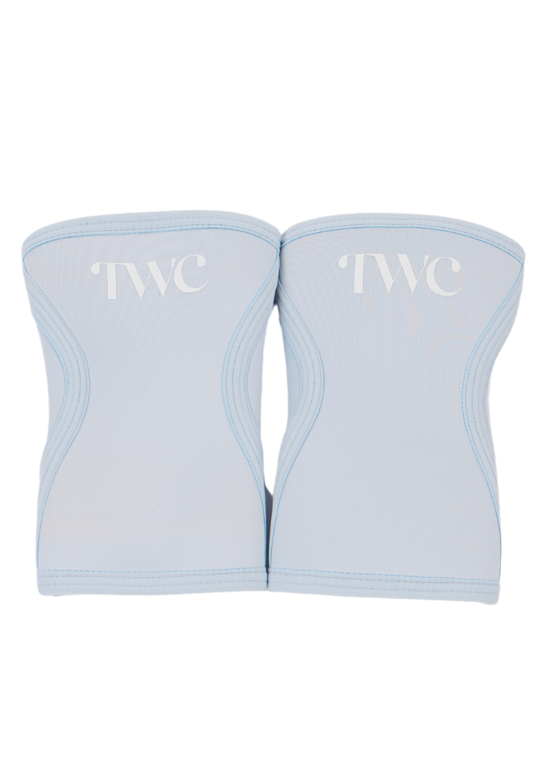 KNEE SLEEVES: BABY BLUE