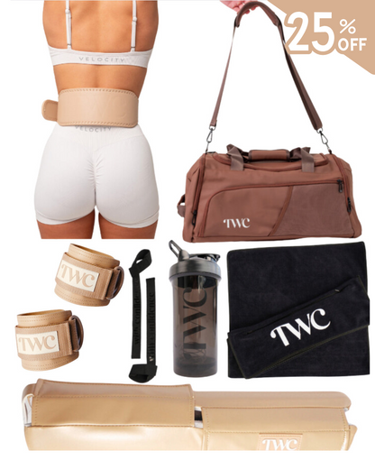 FULL ACCESSORIES BUNDLE + BAG- WARM BEIGE