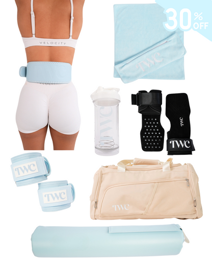 FULL ACCESSORIES BUNDLE WITH LIFTING GRIPS- BABY BLUE