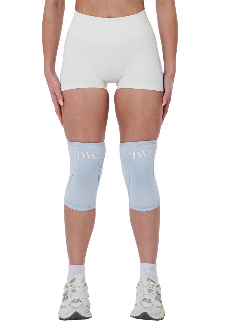 KNEE SLEEVES: BABY BLUE