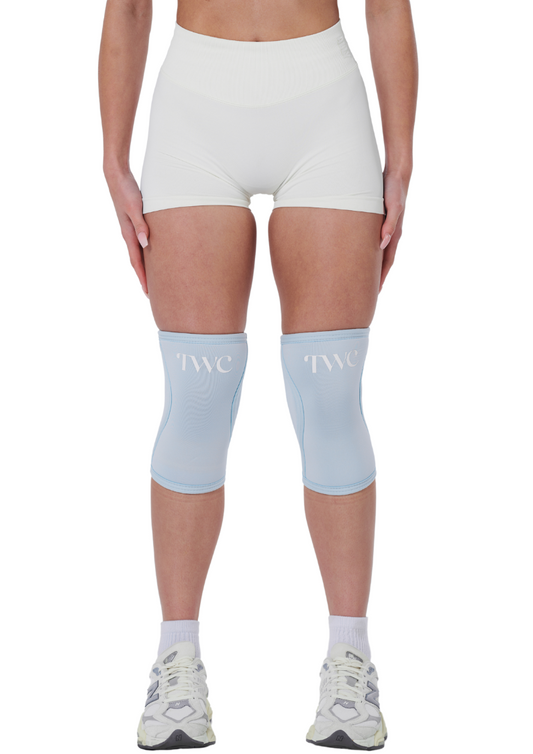 KNEE SLEEVES: BABY BLUE