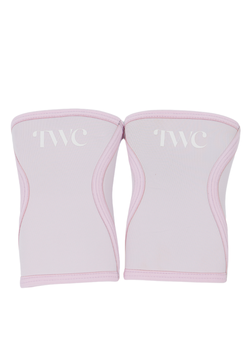 KNEE SLEEVES- BABY PINK